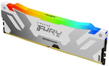 Kingston FURY Renegade/DDR5/16GB/6000MHz/CL32/1x16GB/RGB/White