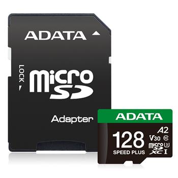 ADATA 128GB MicroSDXC UHS-I U3 V30 + adapter