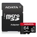 ADATA 64GB MicroSDXC UHS-I U3 V30S HIGH + adapter