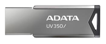 ADATA UV350/128GB/USB 3.2/USB-A/Stříbrná