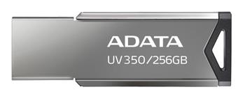 ADATA UV350/256GB/USB 3.2/USB-A/Stříbrná