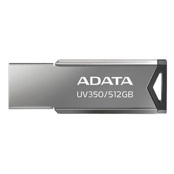 ADATA UV350/512GB/USB 3.2/USB-A/Stříbrná