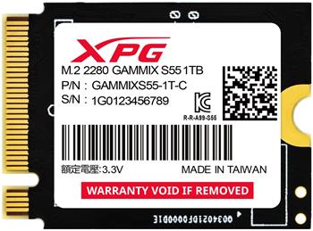 ADATA XPG GAMMIX S55/1TB/SSD/M.2 NVMe/Černá/5R