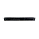 ADEX patch panel 24port cat5e UTP s vyvazovací lištou