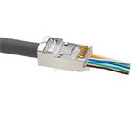 ADEX Simple konektor CAT6  FTP RJ45 Plug-Pass through  