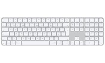 Apple Magic Keyboard s Touch ID (2024) / s Numerickou klávesnicí / Bílé klávesy / USB-C / bezdrátová / CZ Layout