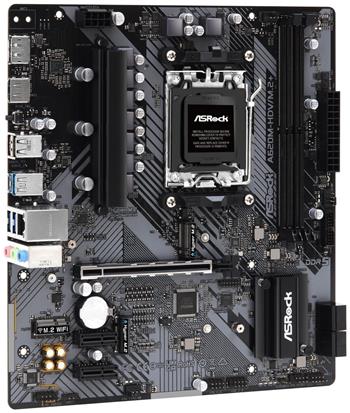 ASRock A620M-HDV/M.2+ / AMD A620 / AM5 / 2x DDR5 DIMM / 2x M.2 / HDMI / DP / USB-C/ mATX