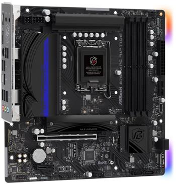 ASRock B760M PG RIPTIDE / Intel B760 / LGA1700 / 4x DDR5 / 2x M.2 / HDMI / DP / USB-C / mATX