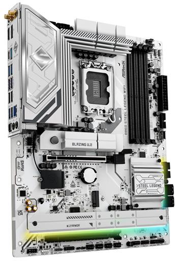 ASRock B860 Steel Legend WiFi / Intel B860 / LGA1851 / 4x DDR5 / 4x M.2 / HDMI / DP / Thunderbolt 4 / WiFi / ATX