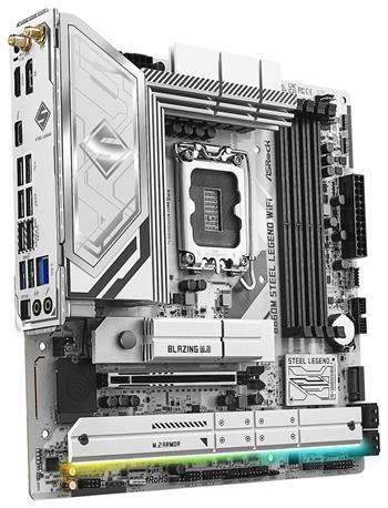 ASRock B860M Steel Legend WiFi / Intel B860 / LGA1851 / 4x DDR5 / 4x M.2 / HDMI / DP / Thunderbolt 4 / WiFi / mATX