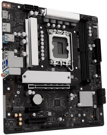 ASRock B860M-X / Intel B860 / LGA1851 / 2x DDR5 / 2x M.2 / HDMI / DP / USB-C / mATX