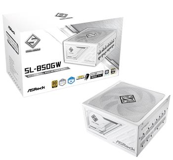 ASRock SL-850GW / 850W / 80PLUS Gold / ATX3.1 / modulární / 135mm fan / bílý / akt.