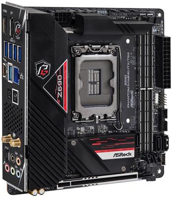 ASRock Z690 Phantom Gaming-ITX/TB4 / Intel Z690 / LGA1700 / 2x DDR5 / 2x M.2 / HDMI / DP / Thunderbolt / WiFi / Mini-IT