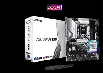 ASROCK Z790 PRO RS WIFI (intel 1700 12+13gen, 4xDDR5 6800MHz, 8xSATA3, 4x M.2, HDMI+DPort +eDP, 1xGLAN, ATX)