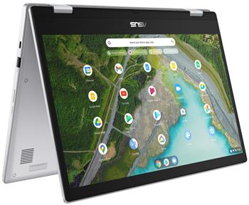 ASUS Chromebook CX1 Flip/CX1500FKA/N4500/15,6"/FHD/T/4GB/64GB eMMC/UHD/Chrome/Silver/2R