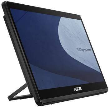 ASUS ExpertCenter E1/ AiO/ N4500/ 4GB/ 128GB/ Intel UHD/ 15,6"FHD,touch/ W11P/ / černý