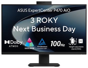 ASUS P4 AiO/ i7-13620H/ 32GB/ 1TB SSD/ Intel UHD/ 27"FHD,matný/ W11P/ kbd+myš/ černý