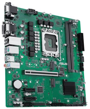 ASUS PRO H810M-C-CSM / H810 / LGA1851 / DDR5 / DP / HDMI / VGA / DVI-D / 2x M.2 / mATX