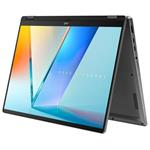 ASUS Vivobook Flip/ CORE ULTRA 7 256V/ 16GB/ 1TB SSD/ Intel® Graphics/ 14"WUXGA,touch,OLED/ W11H/ šedý