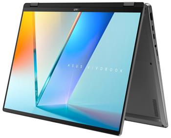 ASUS Vivobook Flip/ CORE ULTRA 7 256V/ 16GB/ 1TB SSD/ Intel® Graphics/ 16"WQXGA+,120HZ/ W11P/ šedý