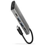 AXAGON HMC-5G2, USB 10Gbps hub, porty 2x USB-A, 2x USB-C, HDMI 4k/60, PD 100W, kabel USB-C 13cm