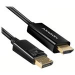 AXAGON RVD-HI14C2, DisplayPort -> HDMI 1.4 redukce / kabel 1.8m, 4K/30Hz