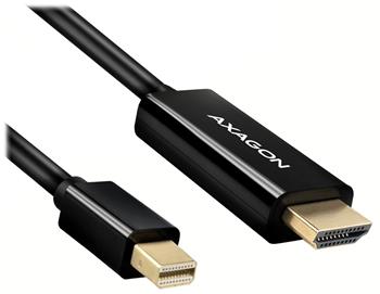 AXAGON RVDM-HI14C2, Mini DisplayPort -> HDMI 1.4 redukce / kabel 1.8 m, 4K/30Hz