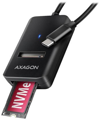 AXAGON USB-C adaptér pro připojení M.2 NVMe SSD / ADM2-CM / USB-C / USB 3.2 Gen2 / USB-C kabel 10cm