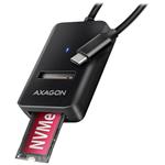 AXAGON USB-C adaptér pro připojení M.2 NVMe SSD / ADM2-CM / USB-C / USB 3.2 Gen2 / USB-C kabel 10cm