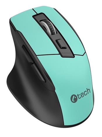 C-TECH Ergo WLM-05/Ergonomická/Optická/Bezdrátová USB/Zelená