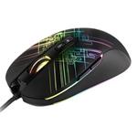 C-TECH herní myš Dusk (GM-27L), casual gaming, 3200 DPI, 5 RGB módů podsvícení, USB