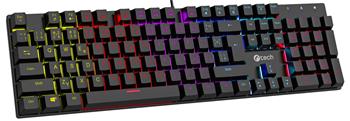 C-TECH Morpheus RGB/Drátová USB/CZ-SK layout/Černá