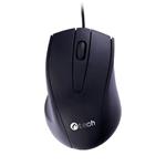 C-TECH Myš WM-07/Ergonomická/Optická/Pro praváky/1 200 DPI/Drátová USB/Černá