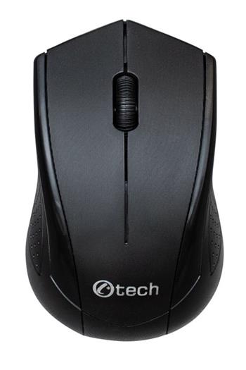 C-TECH WLM-07/Kancelářská/Optická/1 200 DPI/Bezdrátová USB/Černá