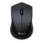 C-TECH WLM-07/Kancelářská/Optická/1 200 DPI/Bezdrátová USB/Černá