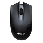 C-TECH WLM-08/Kancelářská/Optická/1 200 DPI/Bezdrátová USB/Černá