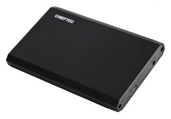 CHIEFTEC externí box USB3.0 pro 2,5" HDD/SSD, hliníkový