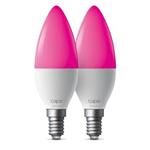 Chytrá žárovka TP-Link Tapo L430C(2-pack) E14, 4,8W, 230V, přes IP, stmívatelná, 2500K až 6500K
