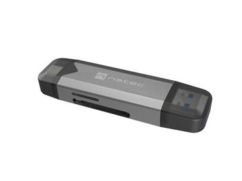 Čtečka karet Natec SCARAB 3 USB-A + USB-C 3.1 GEN 1/microSD/microSDHC/microSDXC/SD/SDHC/SDXC/T-Flash