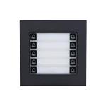 Dahua modulární IP dveřní stanice  modul 10 tlačítek VTO4202FB-MDB10