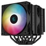 DEEPCOOL chladič AG620 BK ARGB / 2x 120mm fan / 6x heatpipes / PWM / pro Intel i AMD / černý