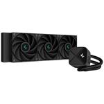 DEEPCOOL vodní chladič LS720S Zero Dark / 3x120 mm fan / Intel i AMD / komplet černý