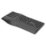 DIGITUS Ergonomická Klávesnice, Bezdrátová, 2,4 GHz ( QWERTZ )