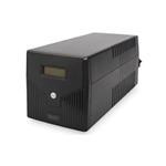 DIGITUS Professional Line-Interactive UPS, 2000VA / 1200W 12V / 9Ah x2 baterie, 4x CEE 7/7, AVR, USB, RS232, RJ11 / 45,