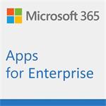 Elektronická licence: Microsoft CSP Microsoft 365 Apps for enterprise předplatné 1 rok, vyúčtování měsíčně