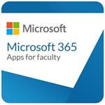 Elektronická licence: Microsoft CSP Microsoft 365 Apps for faculty (pro školy) předplatné 1 rok, vyúčtování měsíčně