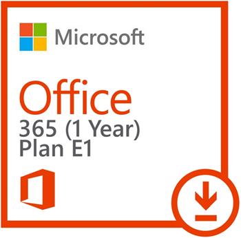 Elektronická licence: Microsoft CSP Office 365 E1 předplatné 1 rok, vyúčtování měsíčně