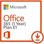 Elektronická licence: Microsoft CSP Office 365 E1 předplatné 1 rok, vyúčtování měsíčně