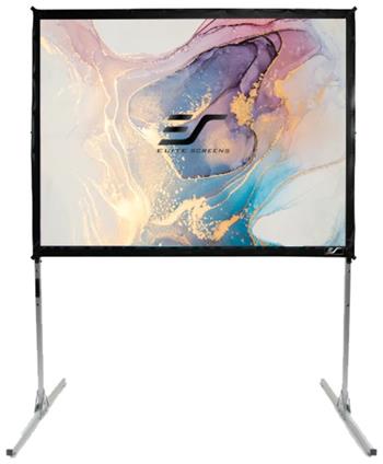 ELITE SCREENS plátno mobilní stativ 100" (254cm)/ 16:9/ 124,5×221cm/ gain 1.1/ CineWhite