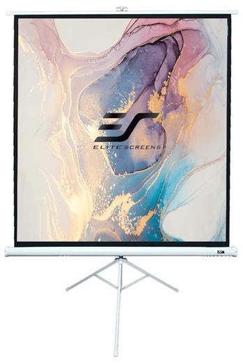 ELITE SCREENS plátno mobilní trojnožka 113" (287cm)/ 1:1/ 203,2×203,2cm/ gain 1.1/ case bílý